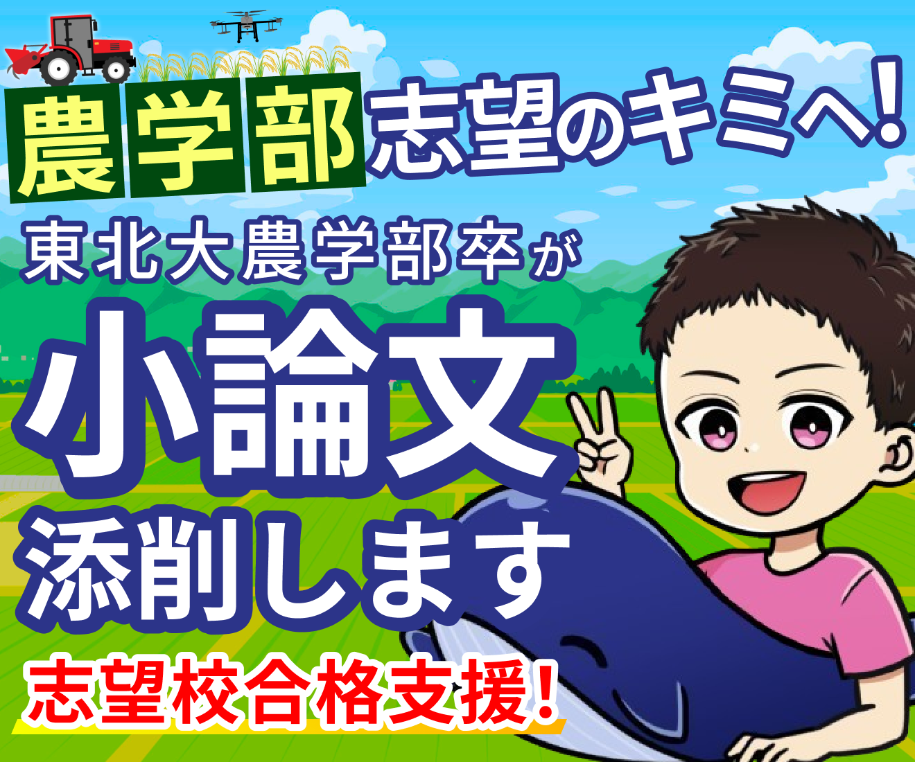 小論文添削 サムネイル制作実績